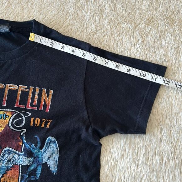 Led Zepplin short sleeve shirt black size small - Picture 14 of 16